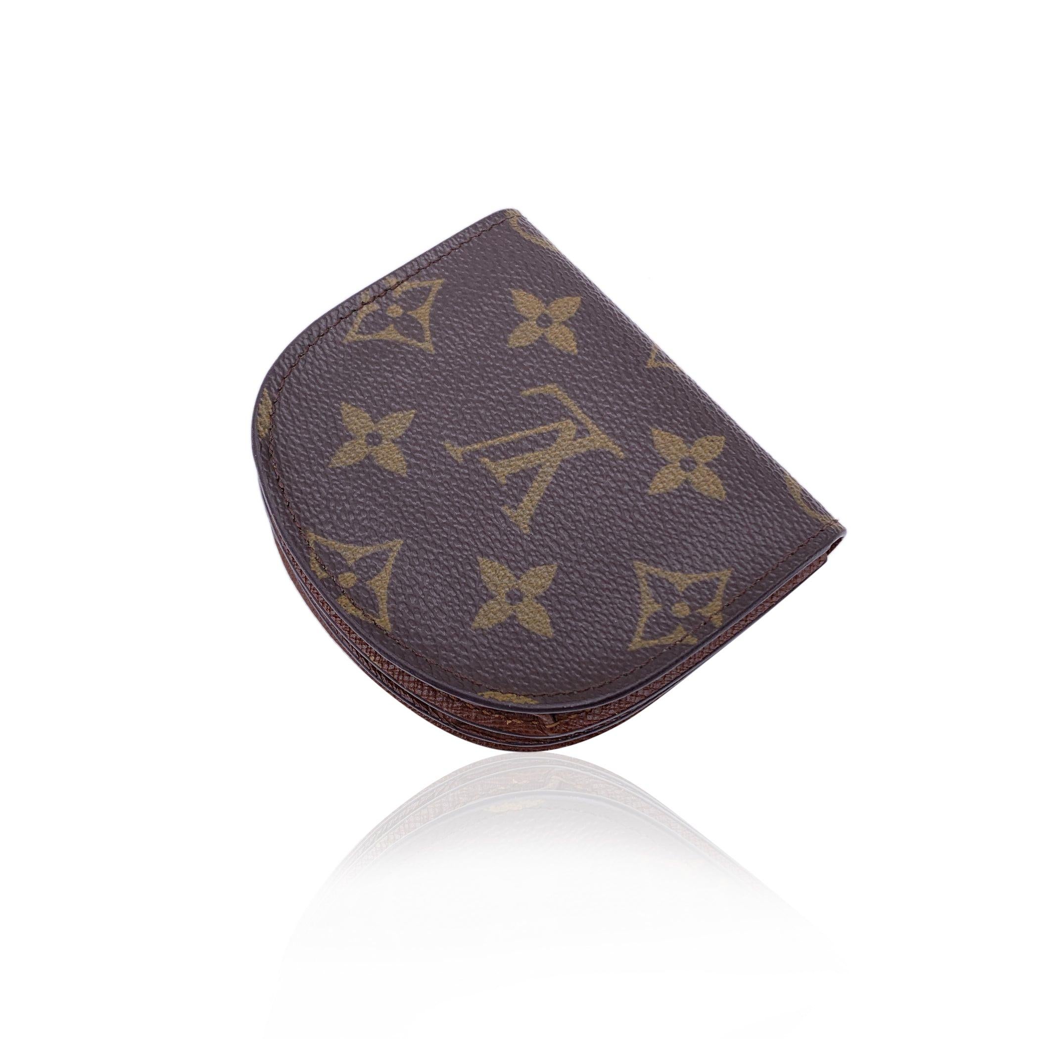 Black Louis Vuitton Vintage Monogram Gousset Change Coin Purse M61970