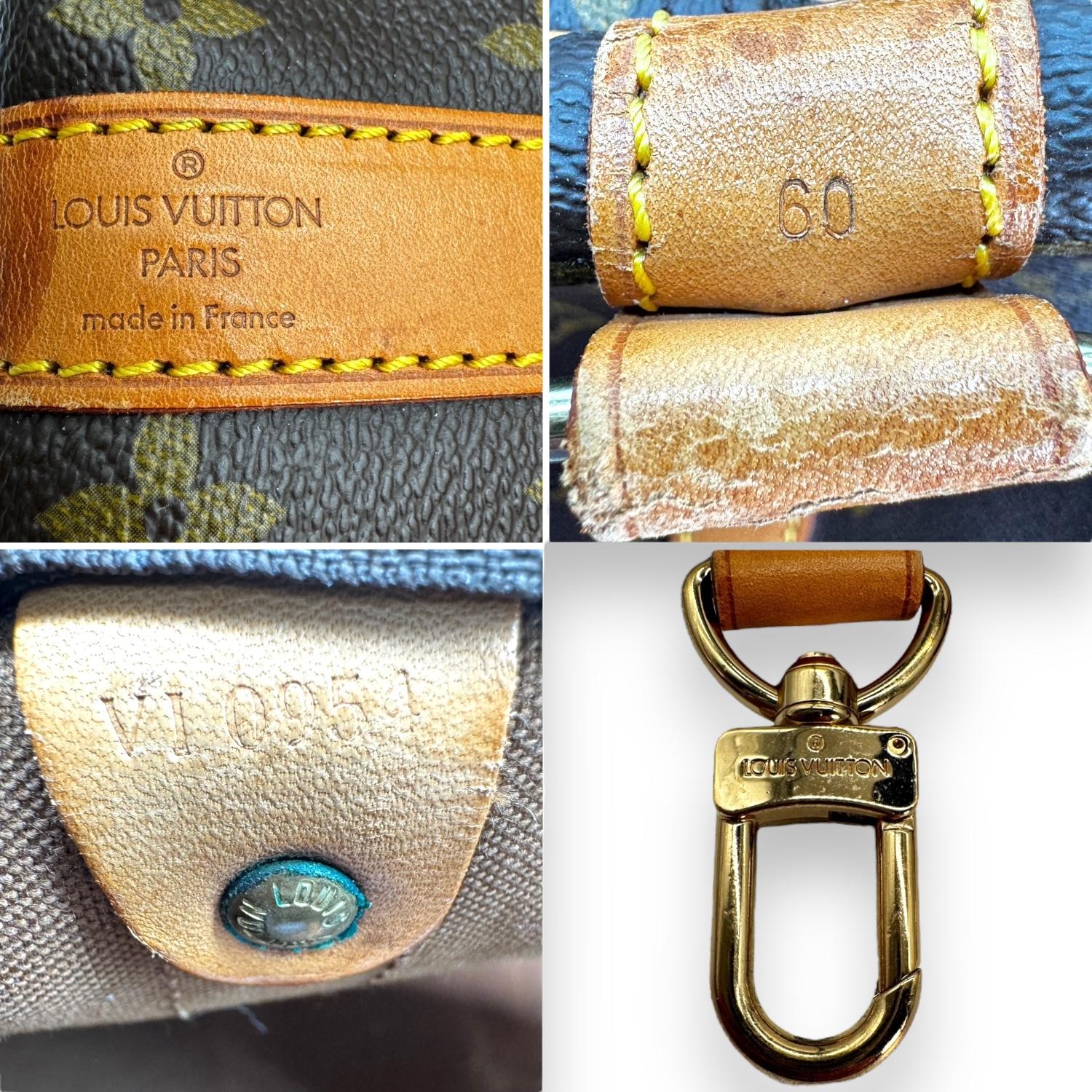 Louis Vuitton Vintage Monogram Keepall Bandouliere 60 Duffel 2