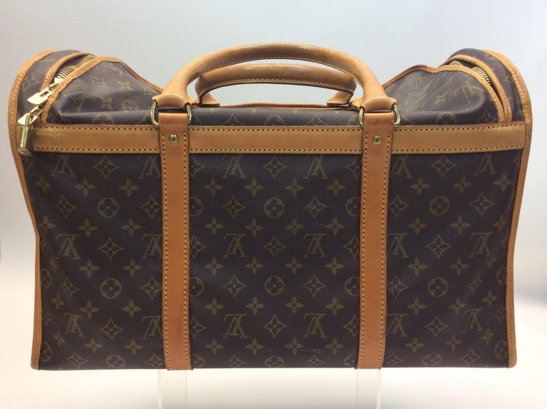 Louis Vuitton Vintage Monogram Leather Dog Carrier For Sale at 1stdibs
