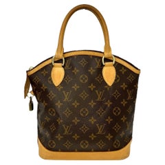 LOUIS VUITTON Monogram Nylon Desire Lockit Vertical MM Marine