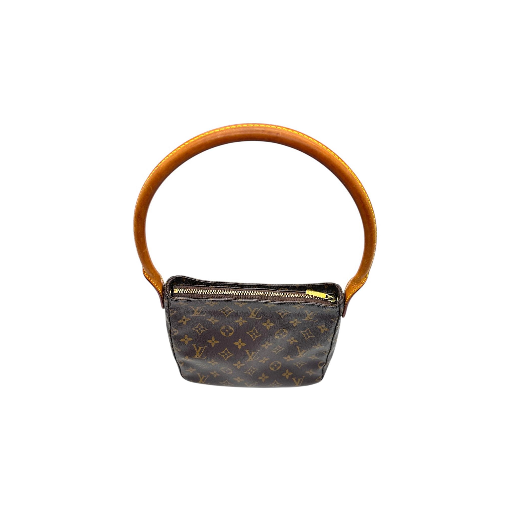 Louis Vuitton Vintage Monogram Looping MM Top Handle Bag Unisexe en vente