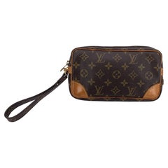 Louis Vuitton Vintage Monogram Marly Dragonne PM Wristlet Bag