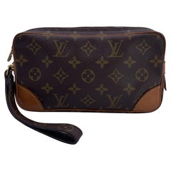 Louis Vuitton Vintage Monogram Marly Dragonne PM Wristlet Bag