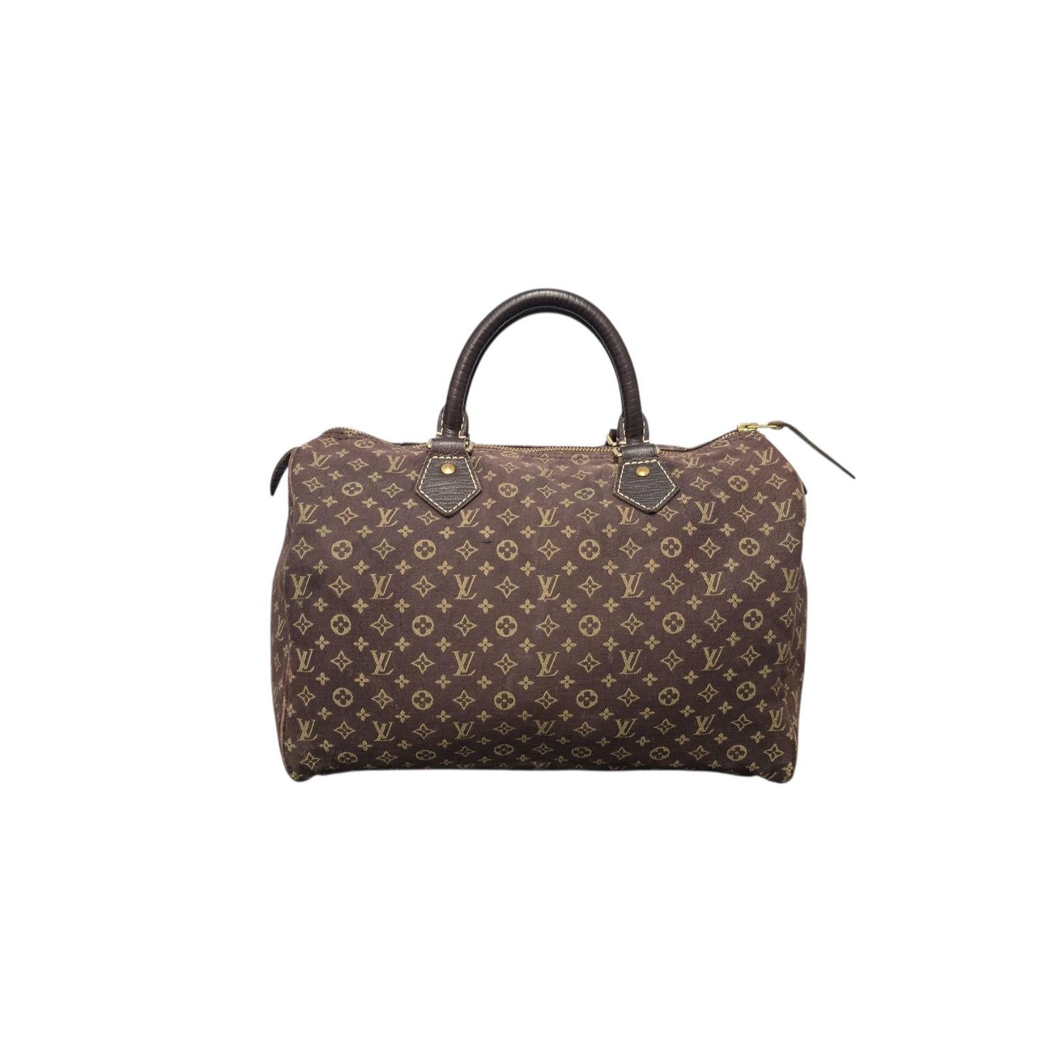 Louis Vuitton Vintage Monogram Mini Lin Speedy 30 Tasche im Zustand „Gut“ im Angebot in Scottsdale, AZ