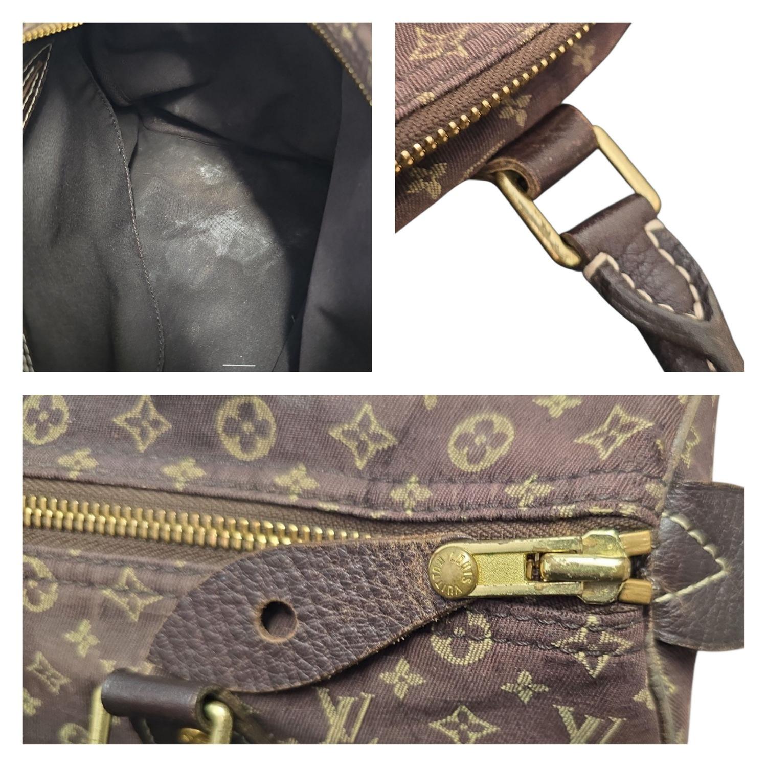 Louis Vuitton Vintage Monogram Mini Lin Speedy 30 Tasche im Angebot 4