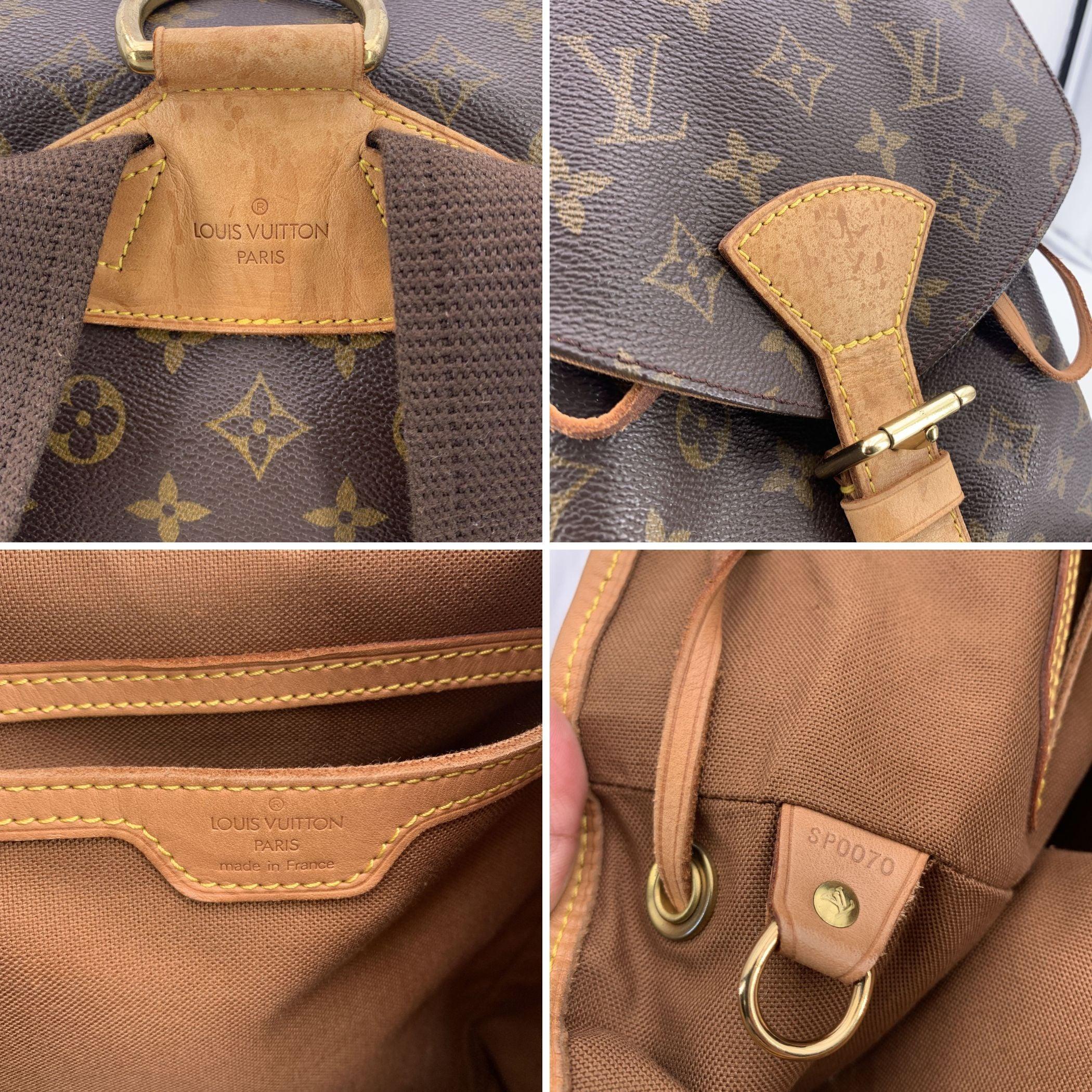 Louis Vuitton Vintage Monogram Montsouris GM Backpack Bag M51135 1