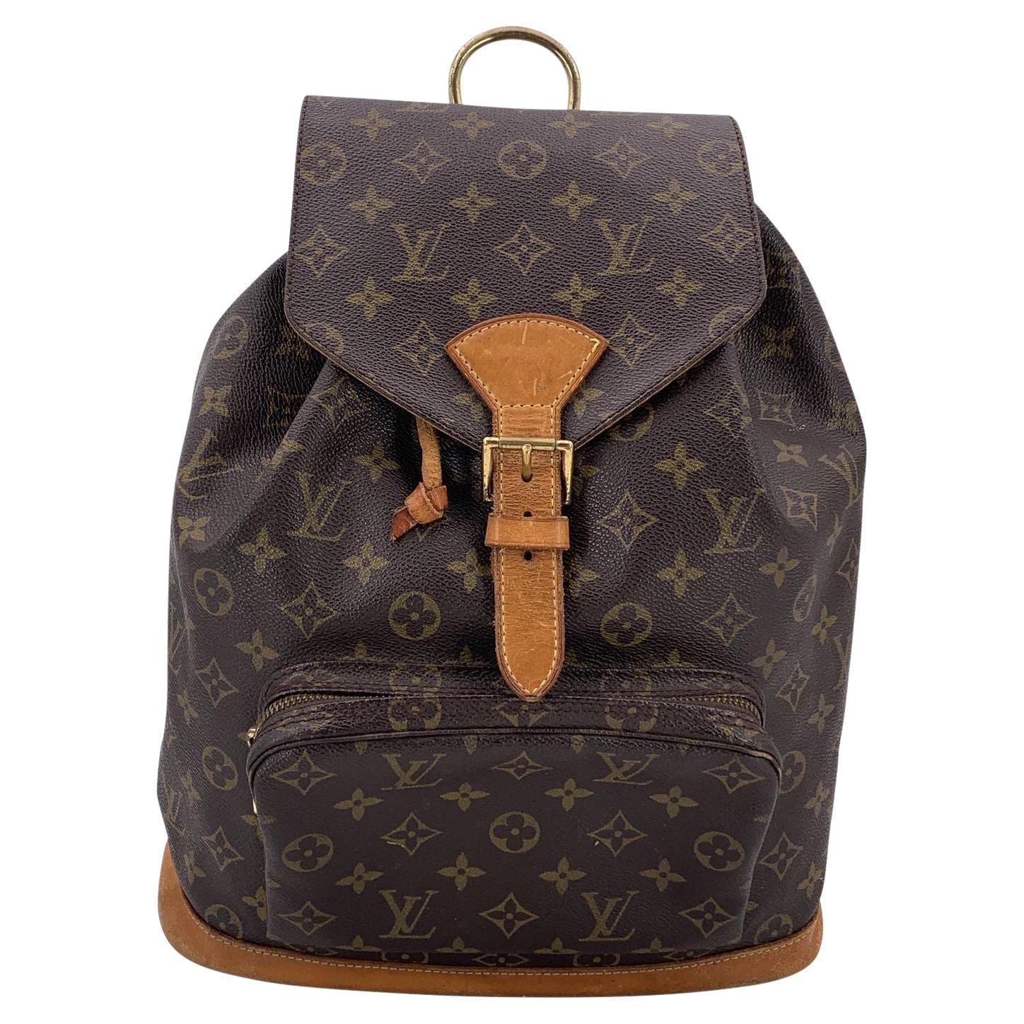 Louis Vuitton Vintage Monogram Montsouris GM Backpack Bag M51135
