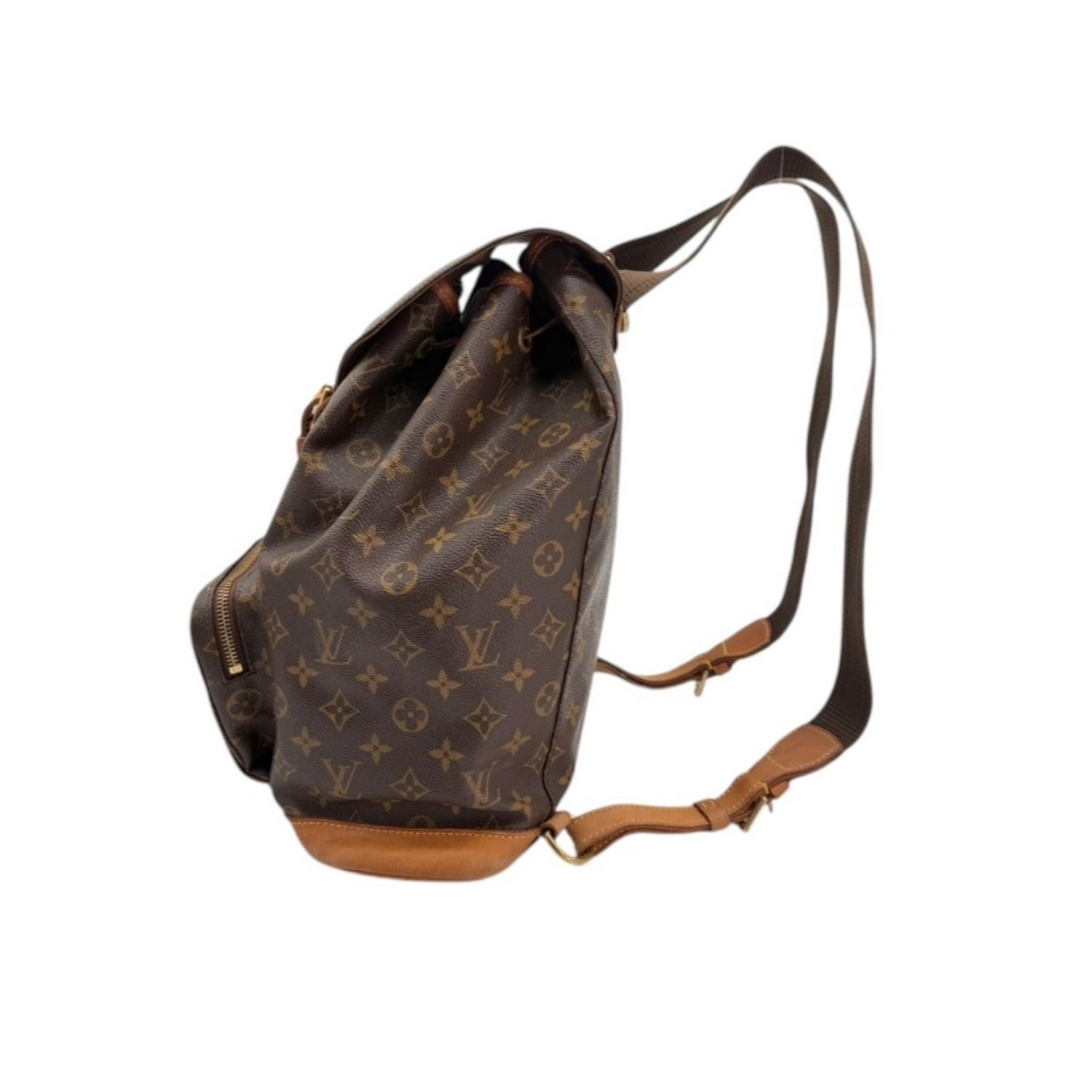 Louis Vuitton Vintage Monogrammierter Montsouris GM Rucksack im Zustand „Gut“ in Scottsdale, AZ