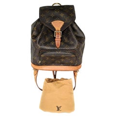 Louis Vuitton Used Monogram Montsouris MM Backpack