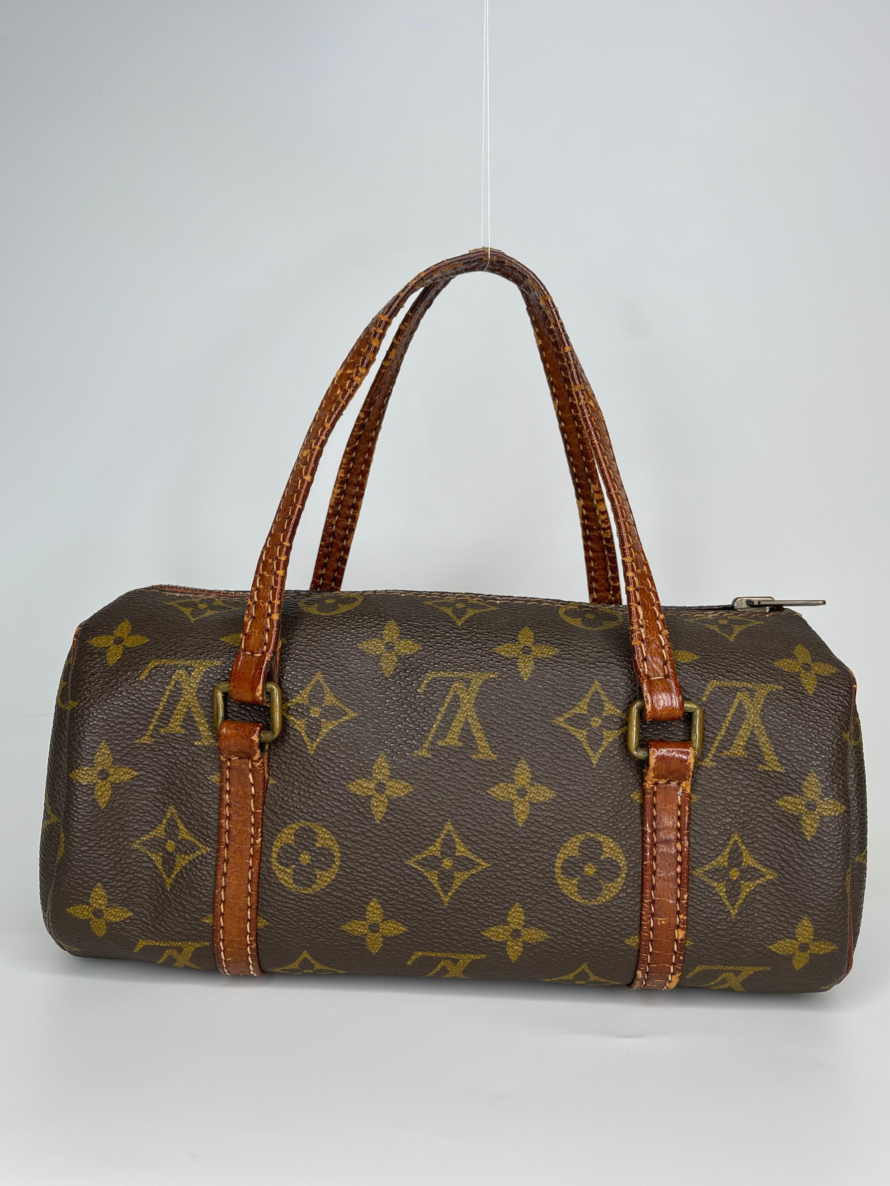 Bolso Louis Vuitton Vintage Monograma Papillon 22 Mariposa Negro