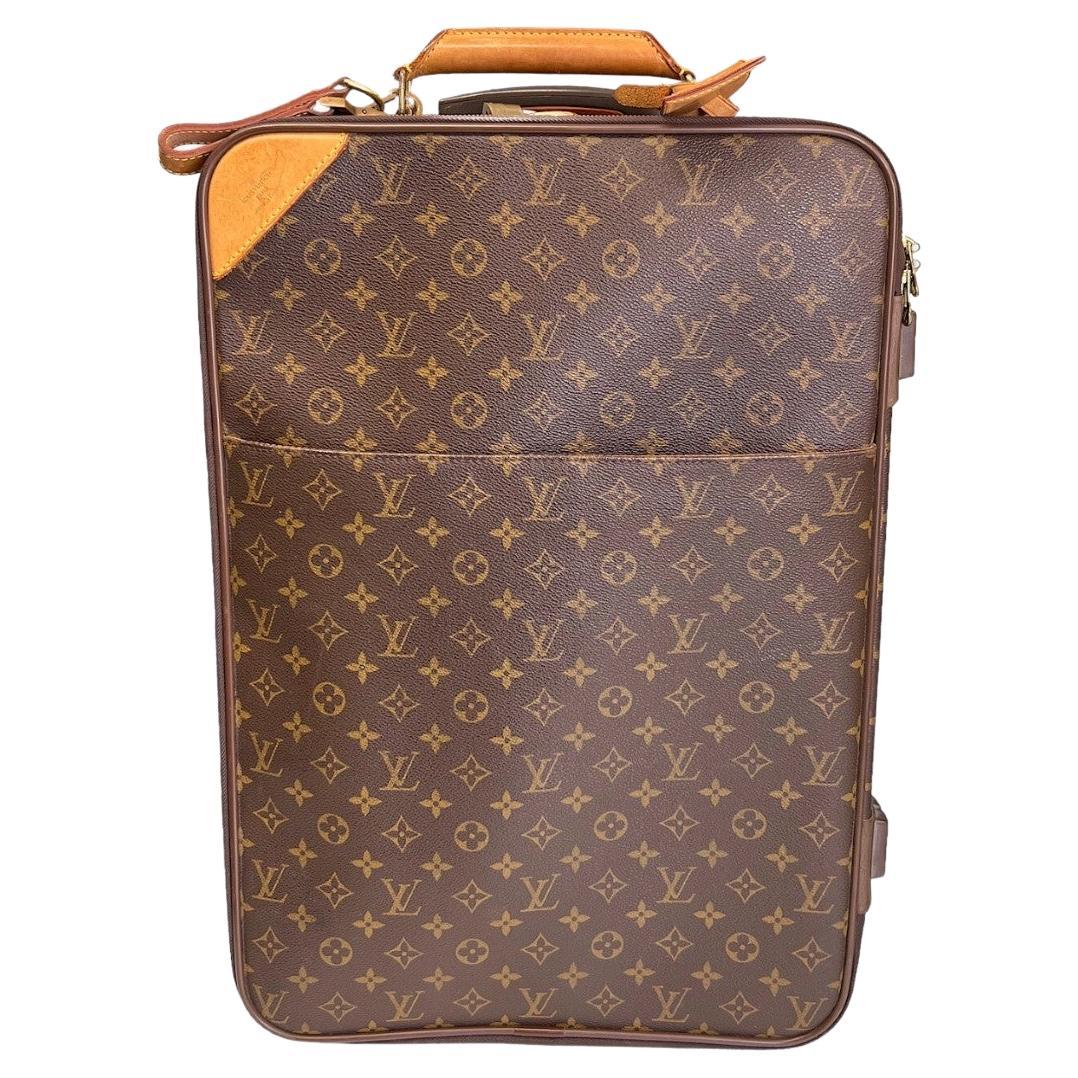 Louis Vuitton Monogram ID Luggage Tag Garment Bag Suitcase Vintage