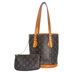 Louis Vuitton Vintage Monogram Petit Bucket Bag w/ Pouch