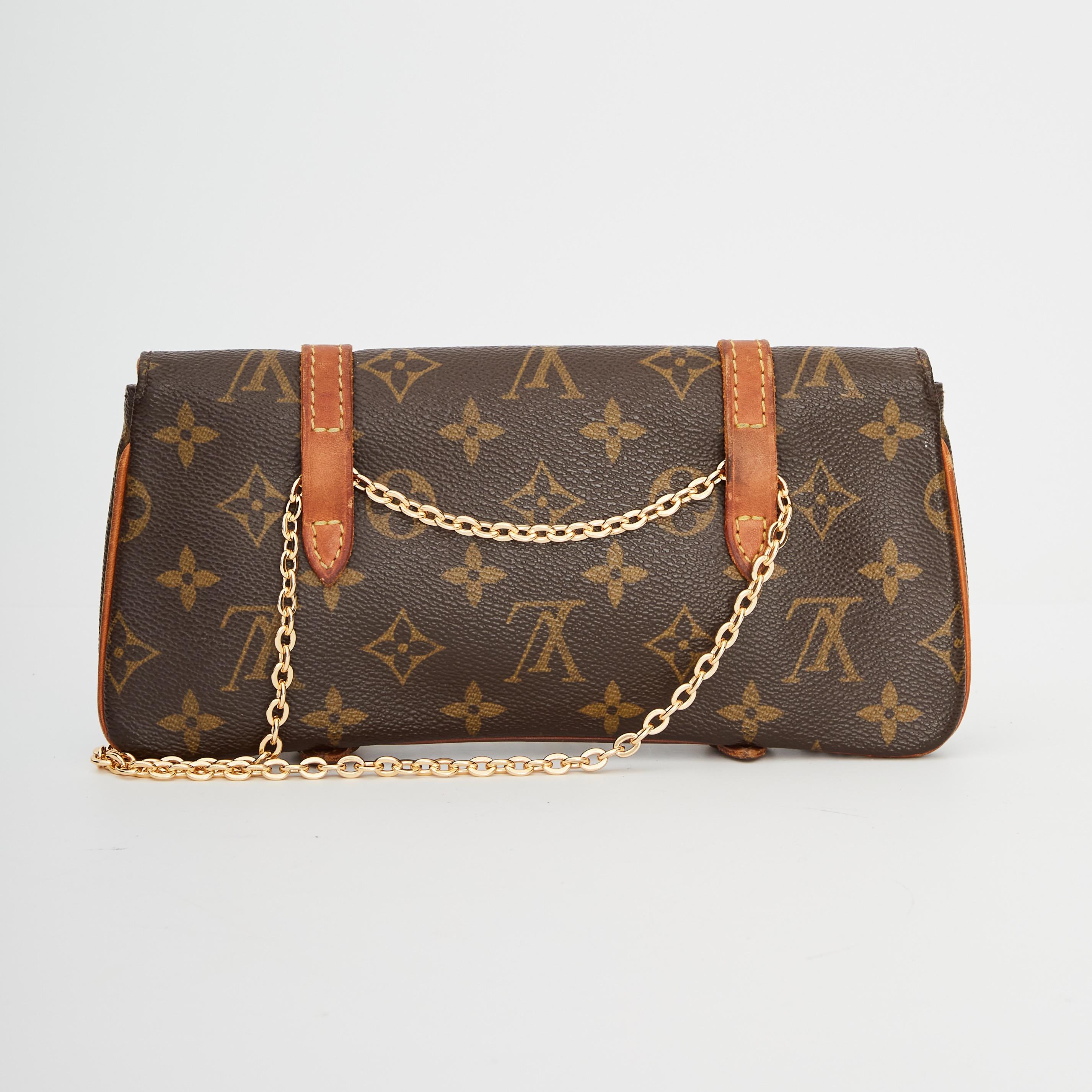 Bolso Louis Vuitton Vintage Monogram Pochette Marelle PM (2005) Marrón