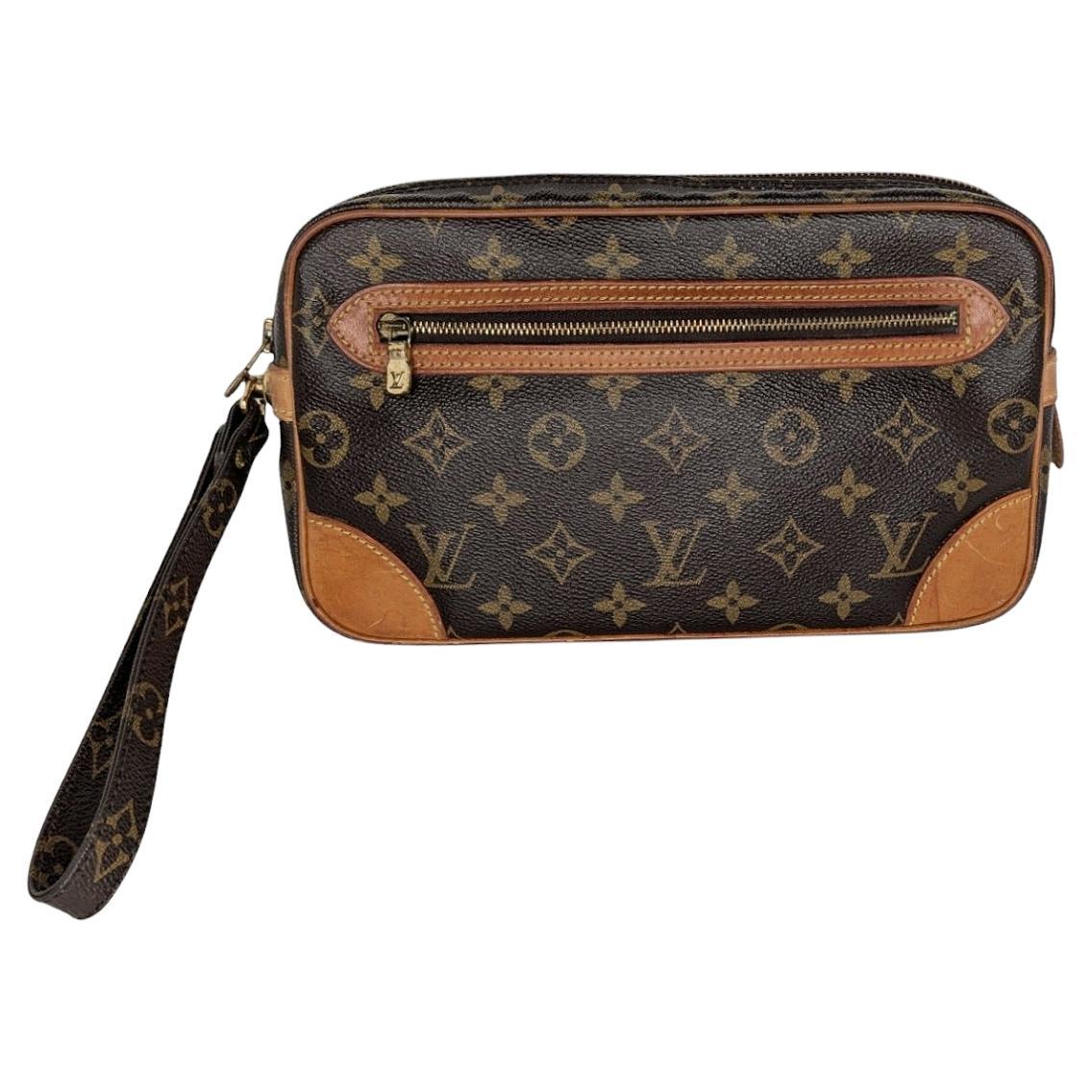 Louis Vuitton Vintage Monogram Pochette Marly Dragonne For Sale