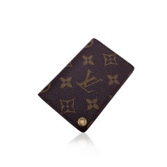 Louis Vuitton Vintage Monogram Porte Carte Pression Card Case Holder