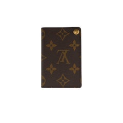 Louis Vuitton Vintage Monogram Porte Carte Pression Card Holder Case