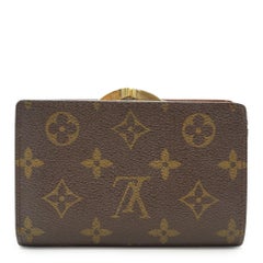 Portamonete vintage Louis Vuitton con motivo Monogram, modello "Porte Monnaie Billets Viennois"