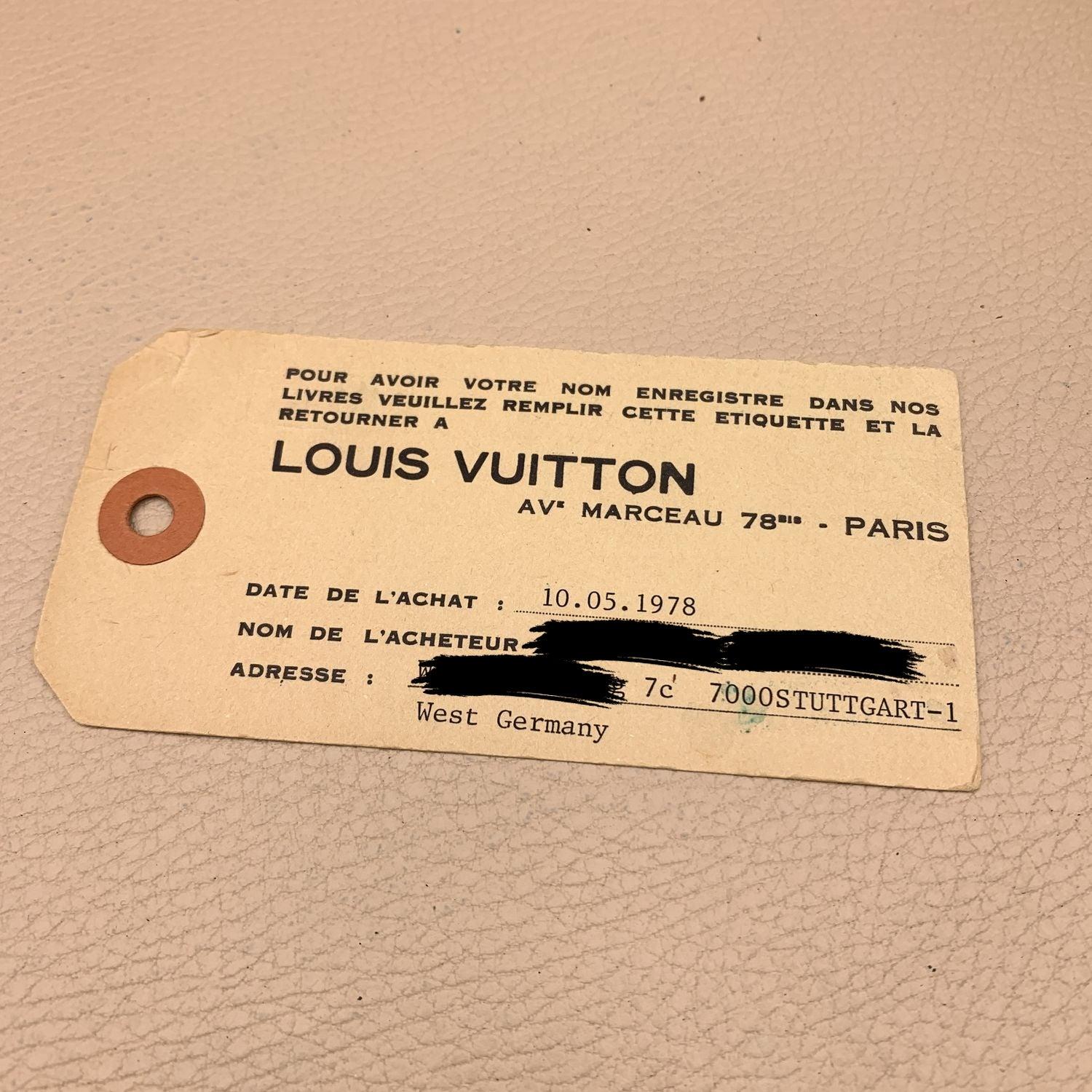Women's or Men's Louis Vuitton Vintage Monogram President Hard Case Briefcase Bag For Sale