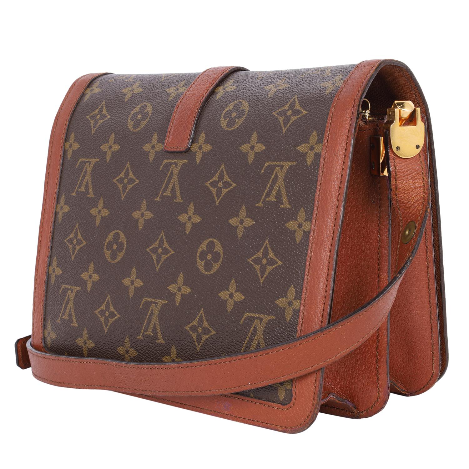 Louis Vuitton Vintage Monogram Rond Point Shoulder Bag Brown 6