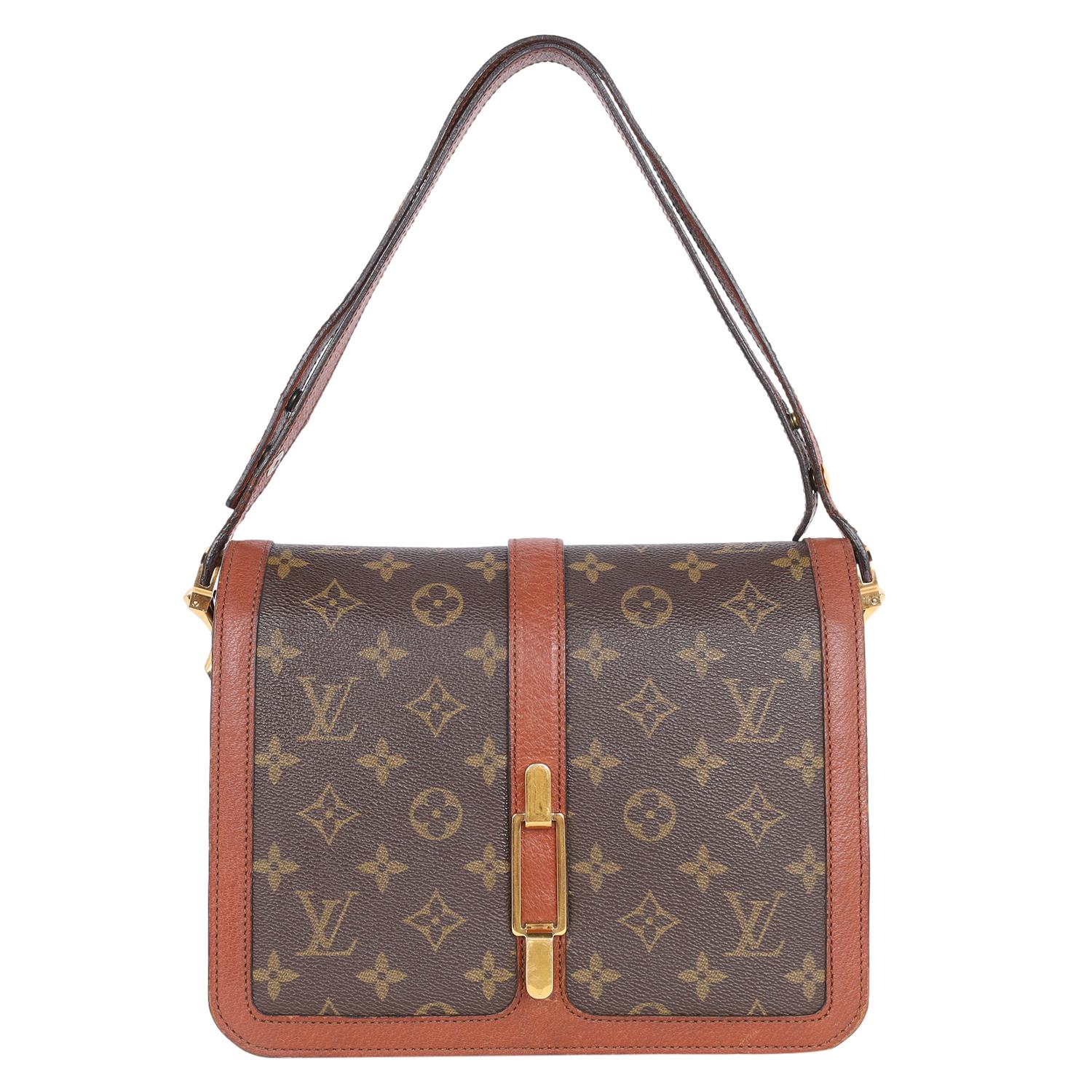 Women's Louis Vuitton Vintage Monogram Rond Point Shoulder Bag Brown