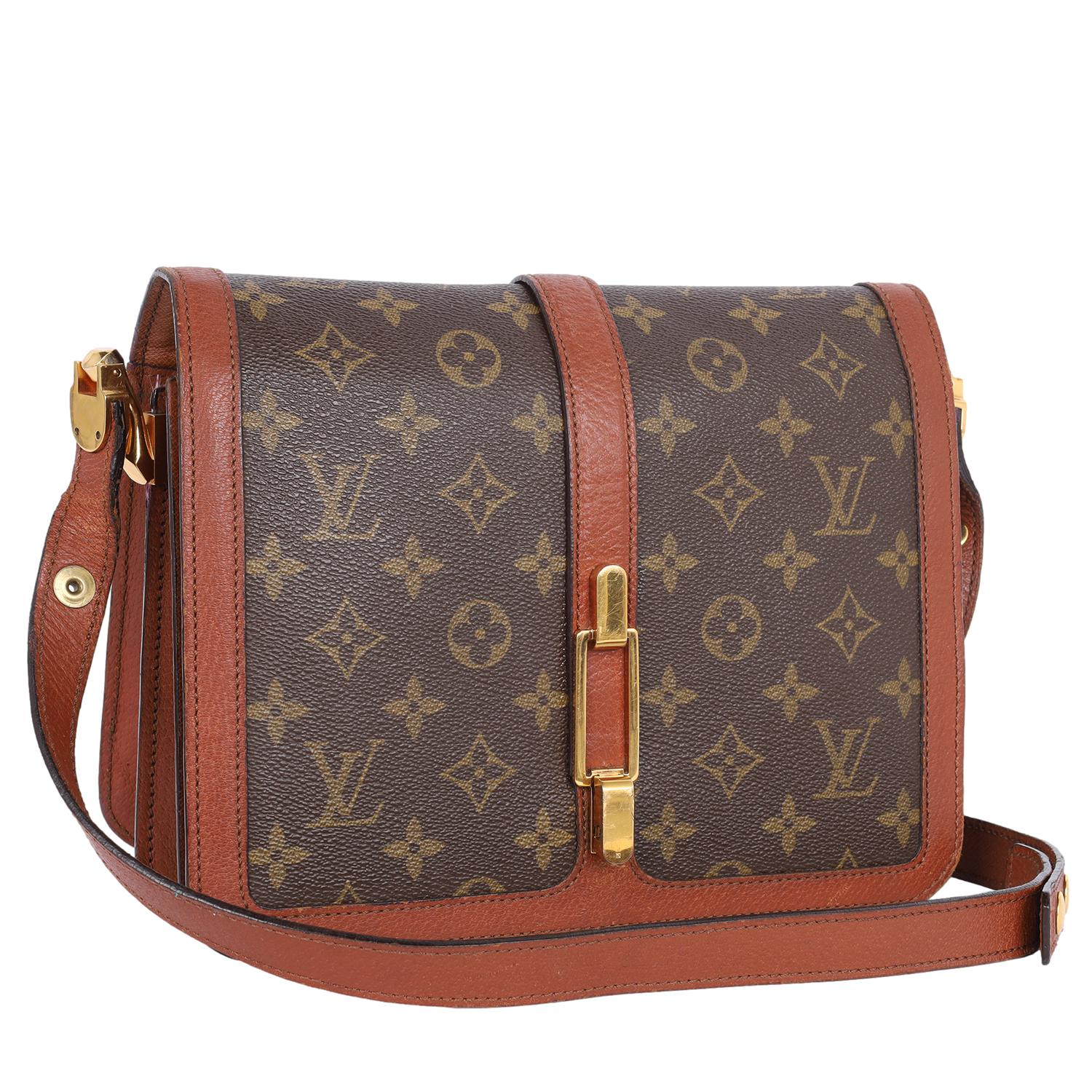 Louis Vuitton Vintage Monogram Rond Point Shoulder Bag Brown 4