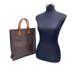 Louis Vuitton Vintage Monogram Sac Plat GM Tote Shopping Bag