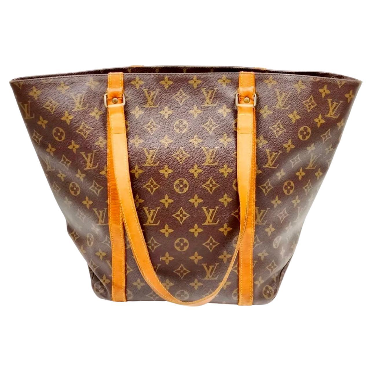 LOUIS VUITTON Vintage Monogrammierte Sac Einkaufstasche