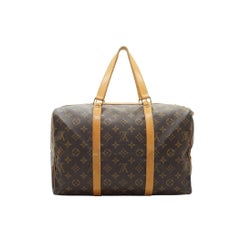 Louis Vuitton Vintage Monogram Sac Souple 35 Handbag Duffle Bag
