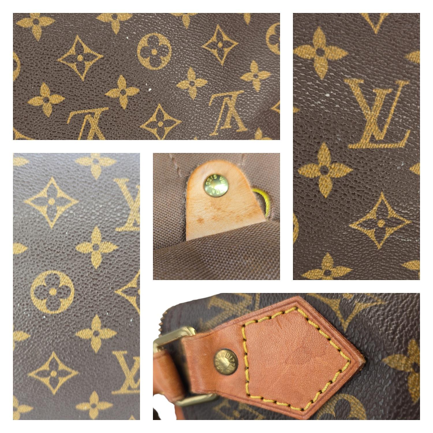 Louis Vuitton Vintage Monogramm Speedy 40 Tasche im Angebot 4