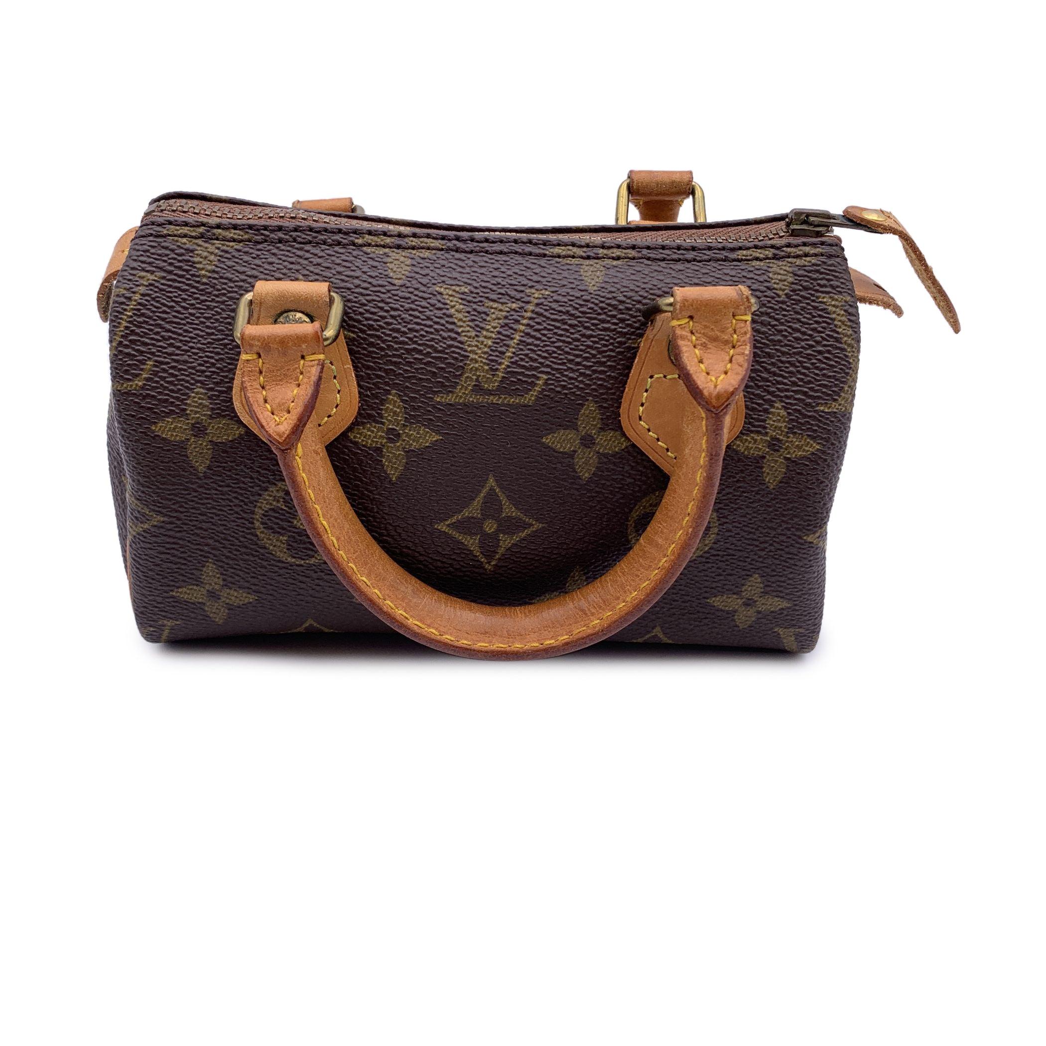 Louis Vuitton Vintage Monogram Speedy Nano Mini HL Bag M41534 In Good Condition In Rome, Rome