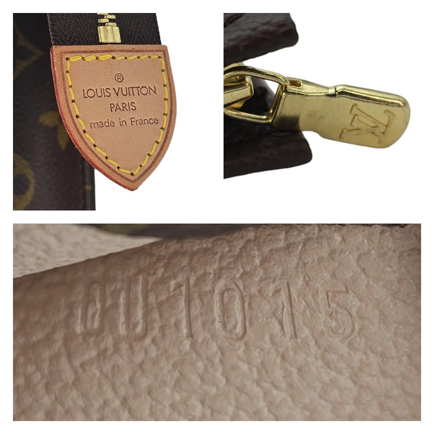Estuche cosmético Louis Vuitton Vintage Monogram Toiletry 19 Pouch en venta 2