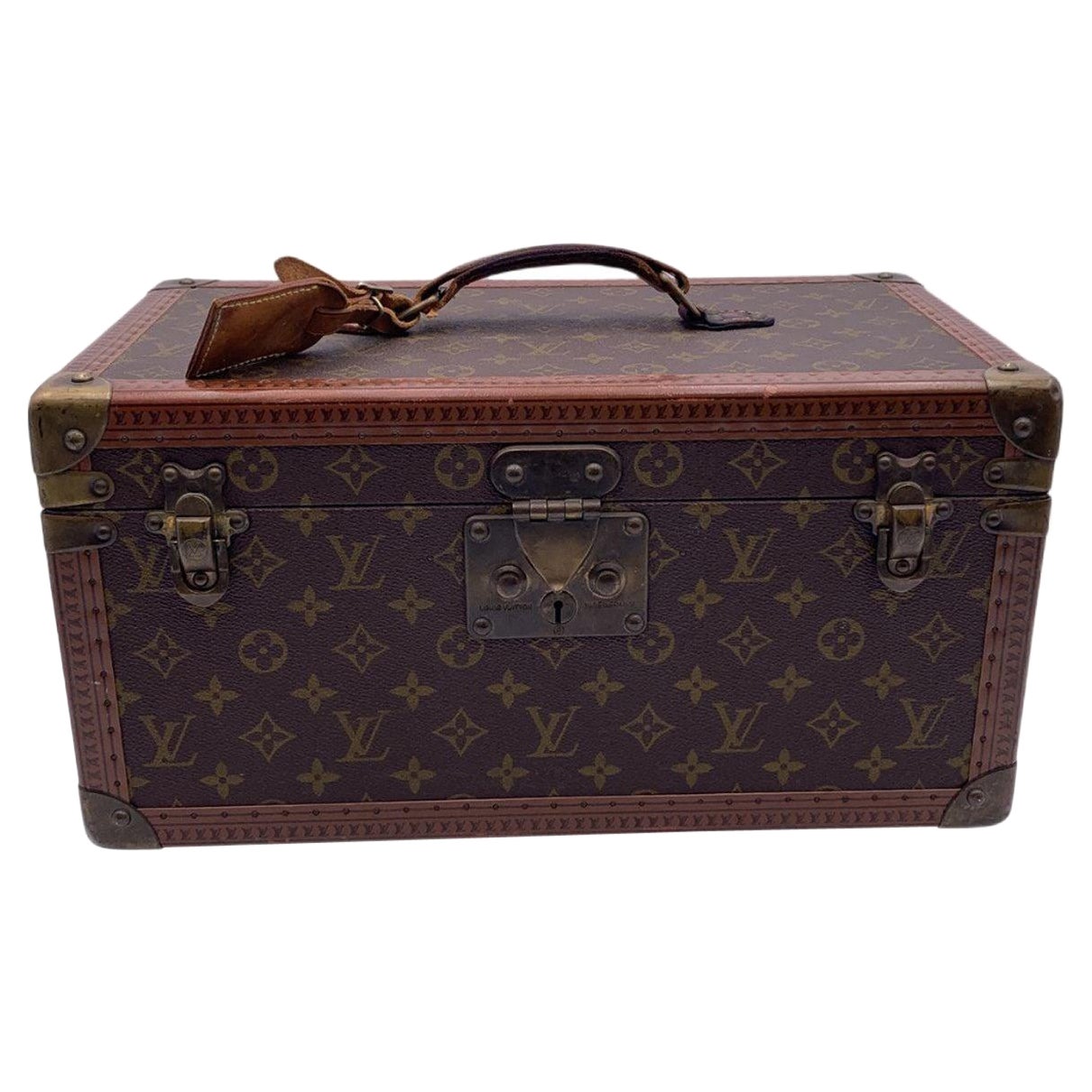 Louis Vuitton Vintage Monogram Train Case Boite Bouteille et Glace