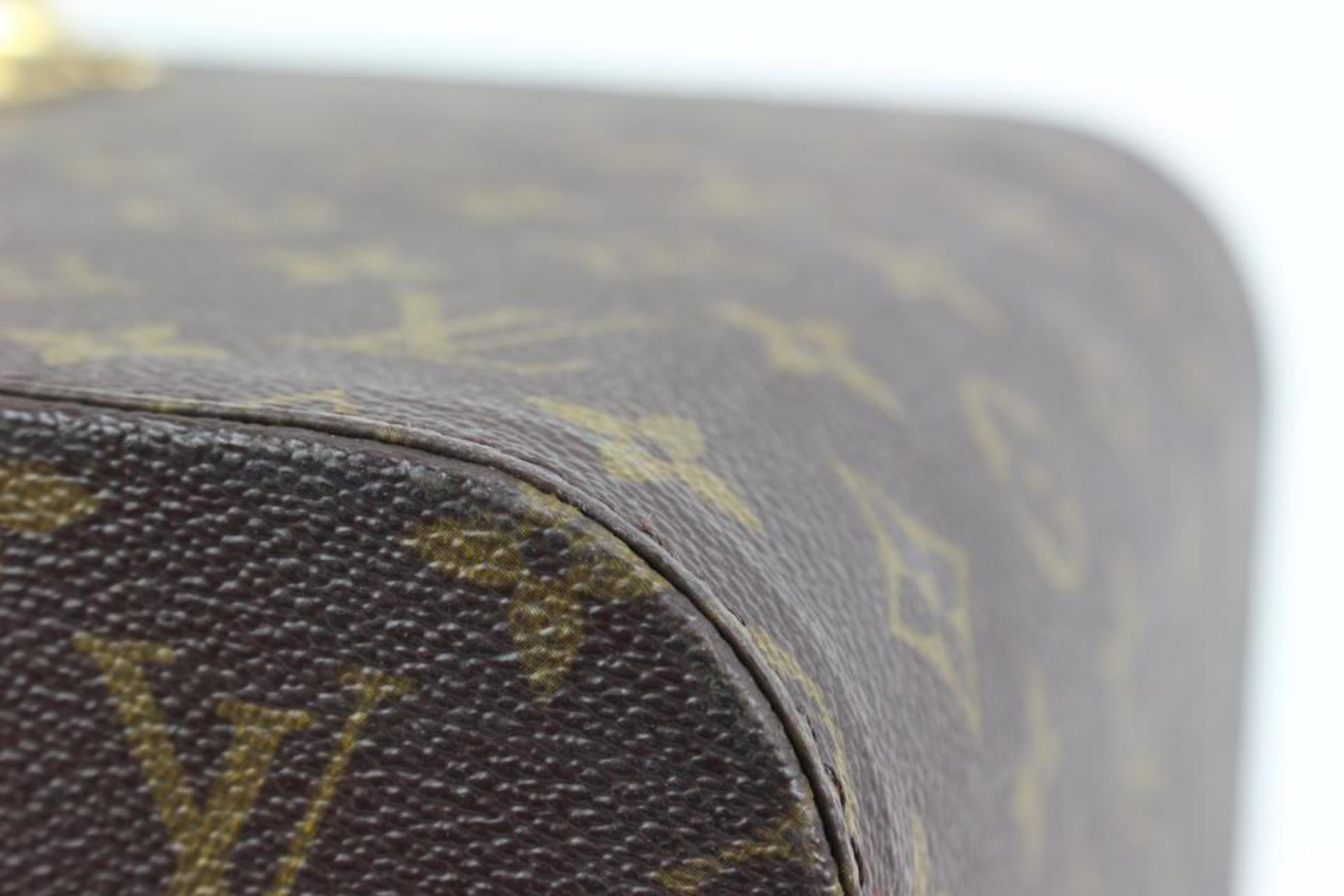 Louis Vuitton Vintage Monogram Train Case Vanity Hard Trunk 69lk322s 3