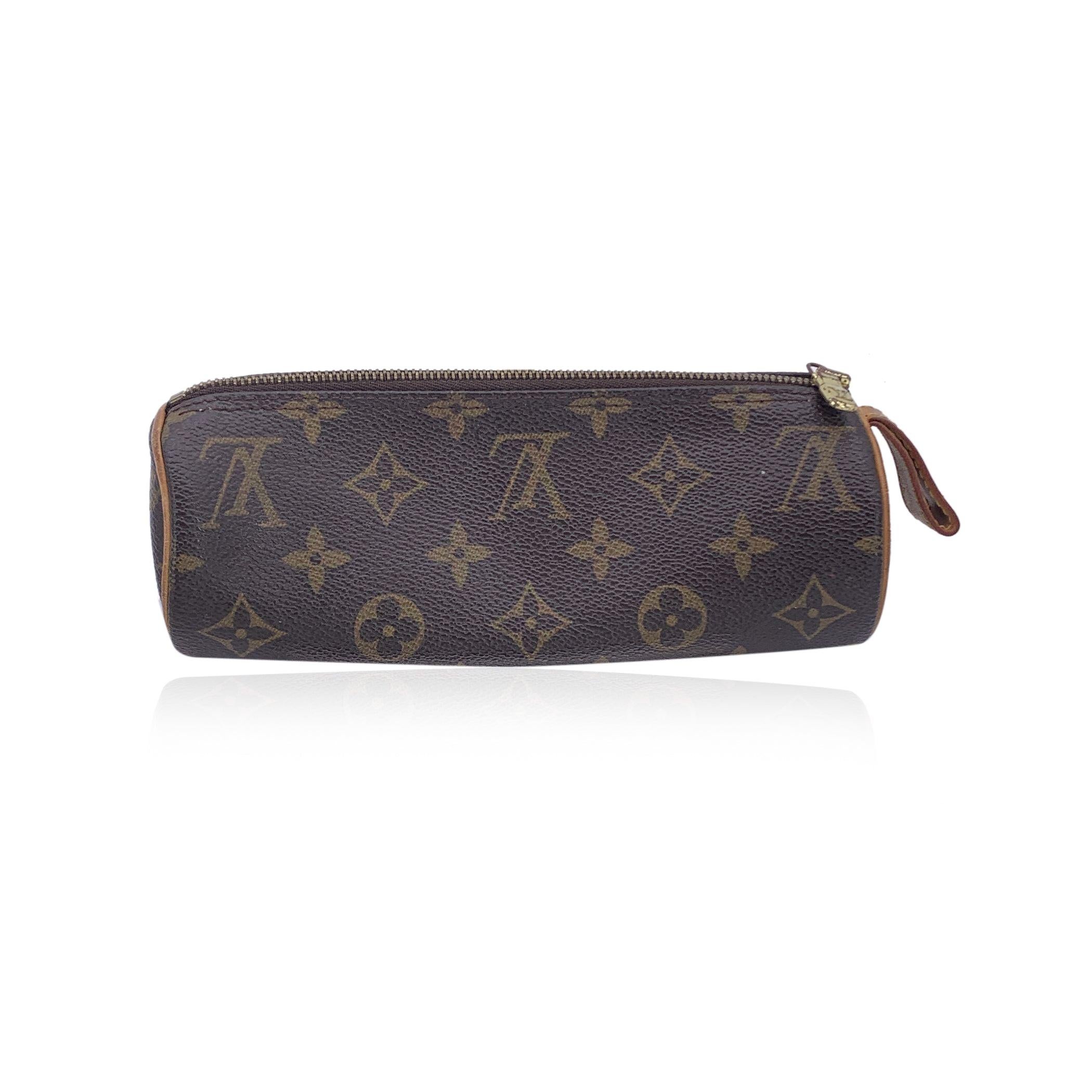 Black Louis Vuitton Vintage Monogram Trousse Rondo Round Zip Pouch M47630