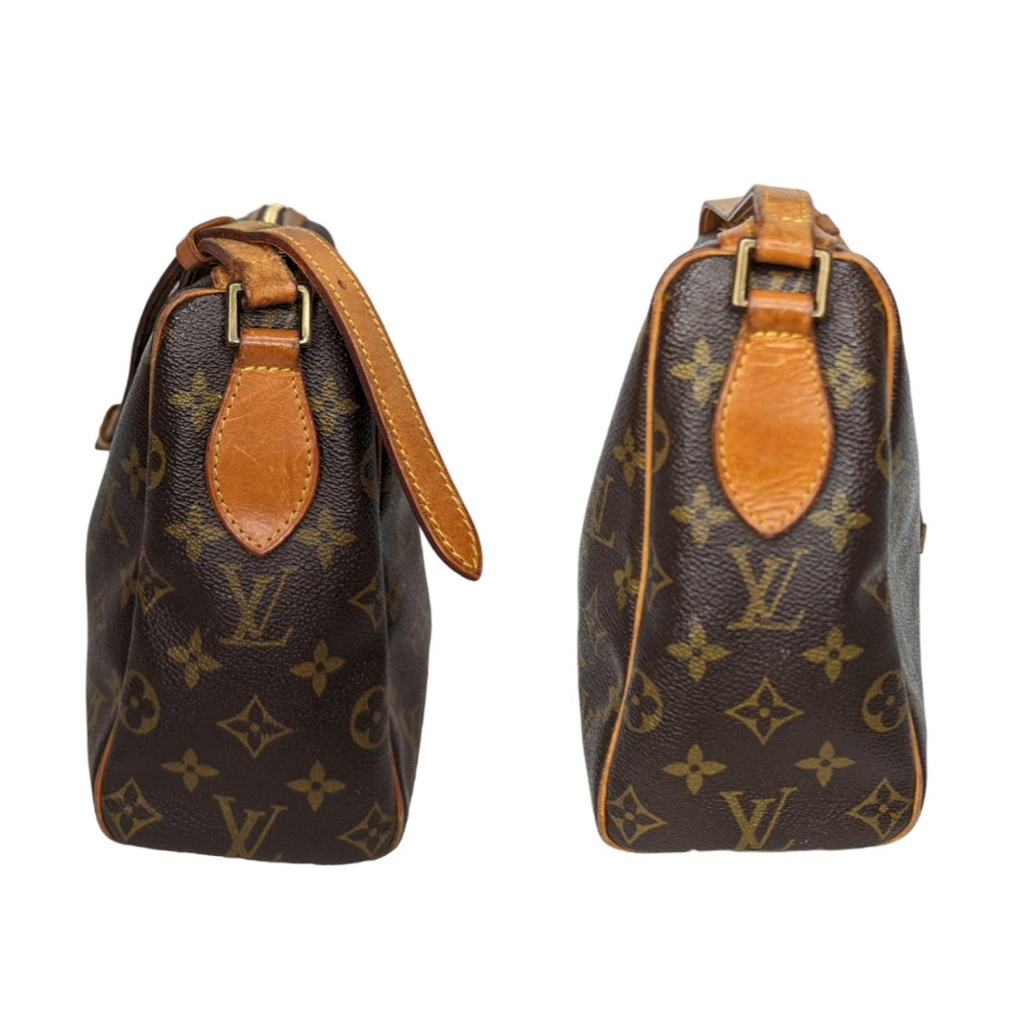 Louis Vuitton Vintage Monogram Tulle Lee Shoulder Bag In Good Condition In Scottsdale, AZ