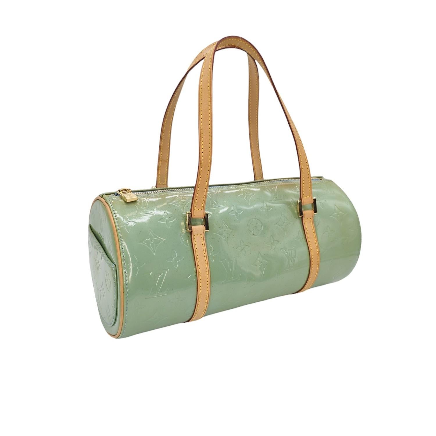 Gray Louis Vuitton Vintage Monogram Vernis Bedford Handbag For Sale