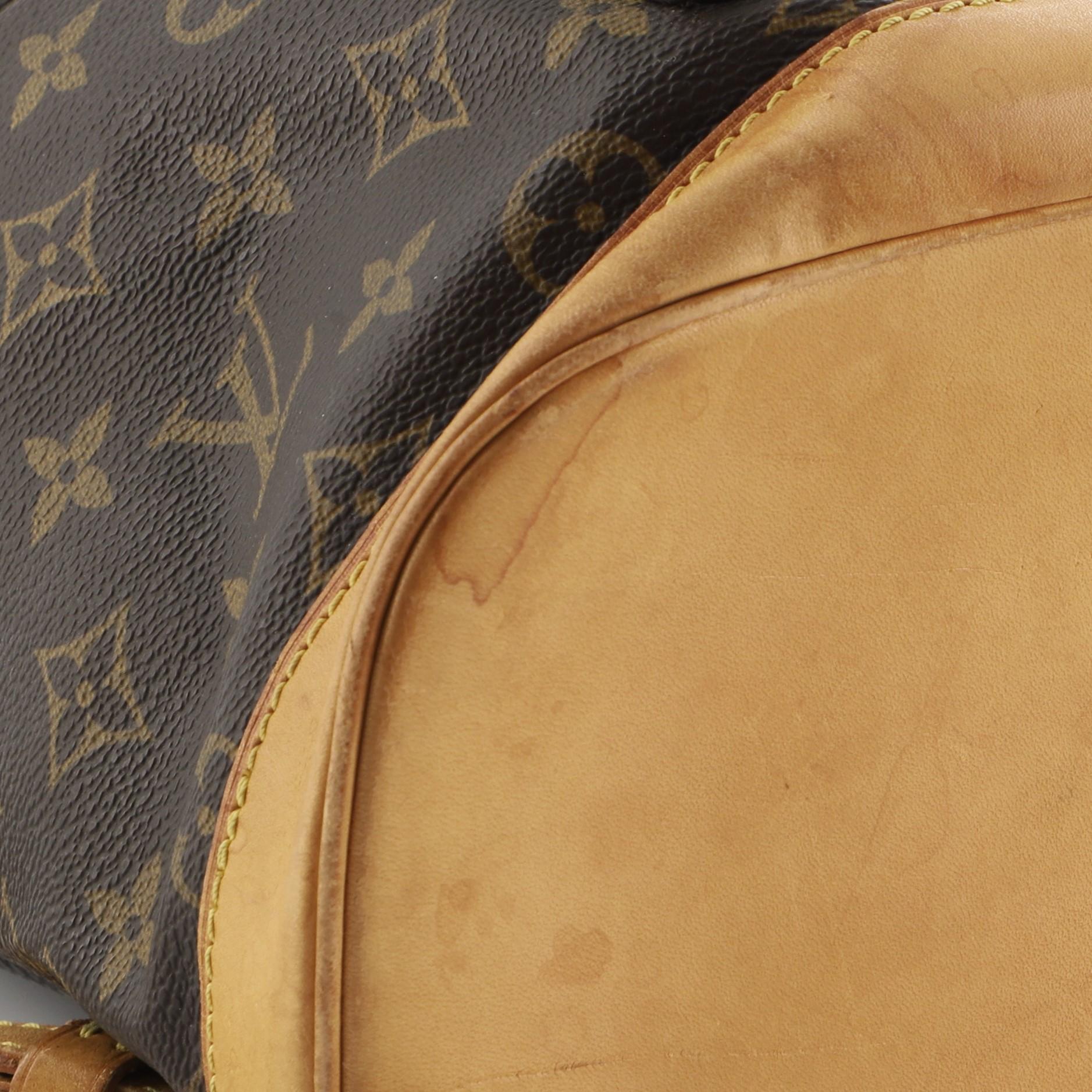 Louis Vuitton Vintage Montsouris Backpack Monogram Canvas GM In Good Condition In NY, NY