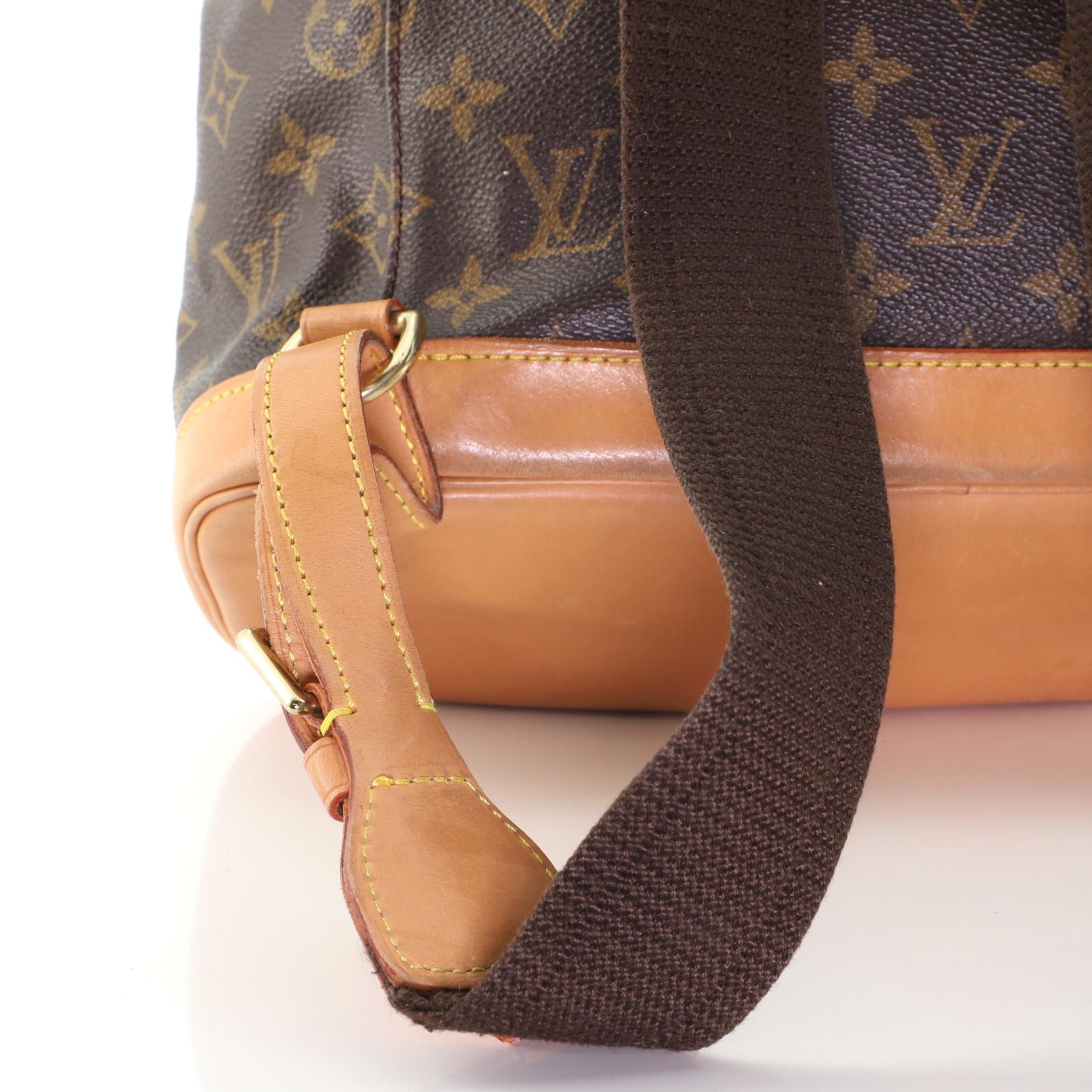 Louis Vuitton Vintage Montsouris Backpack Monogram Canvas GM 3