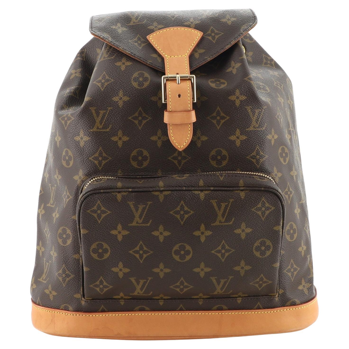 Louis Vuitton - Sac à dos Montsouris vintage en toile Monogram GM