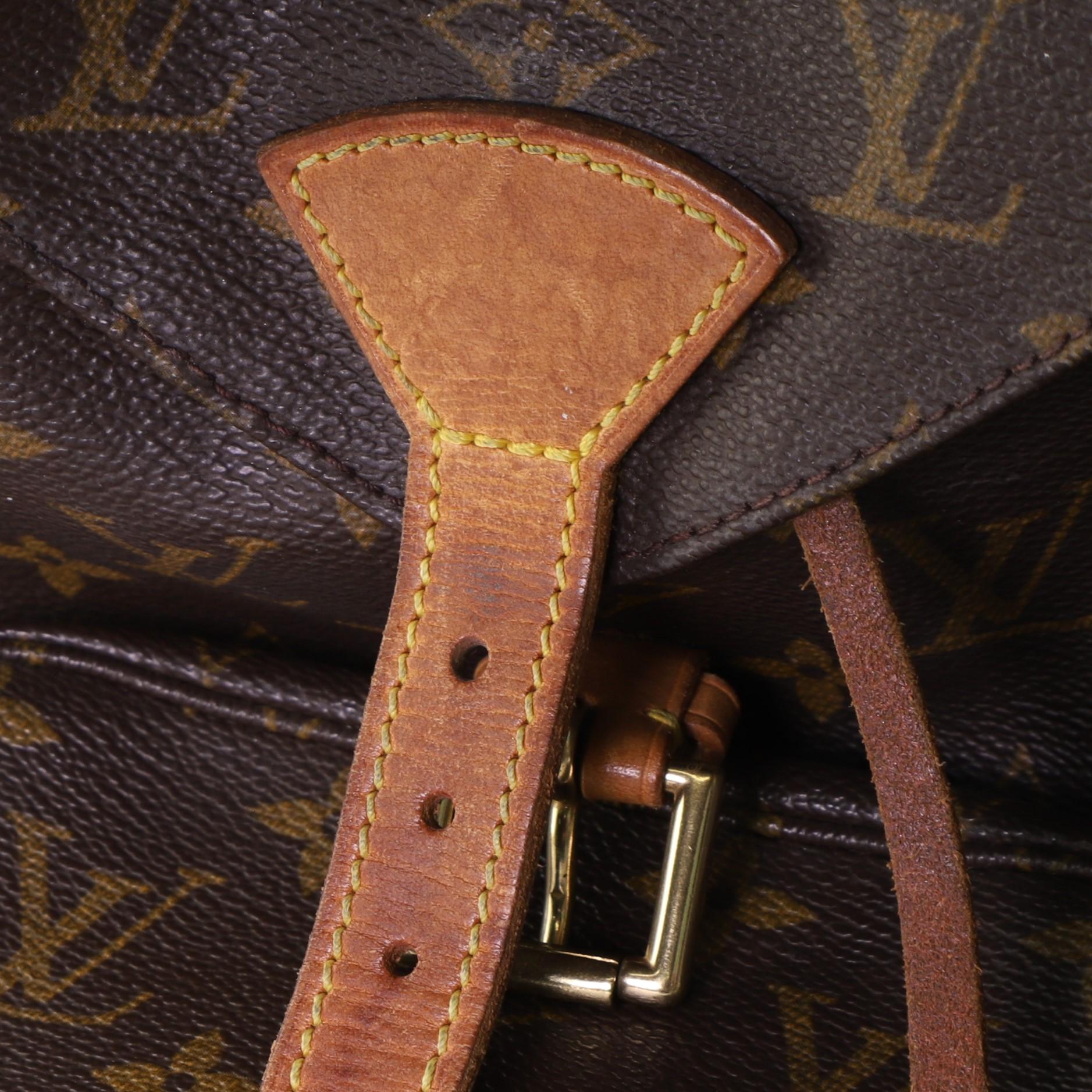 Louis Vuitton Vintage Montsouris Backpack Monogram Canvas MM 4