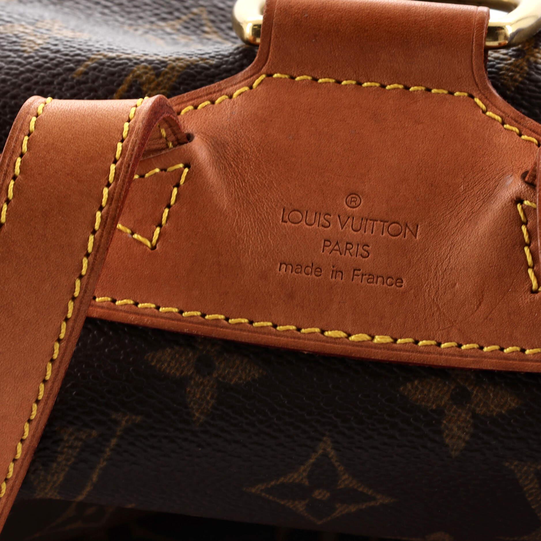 Louis Vuitton Vintage Montsouris Backpack Monogram Canvas MM 7