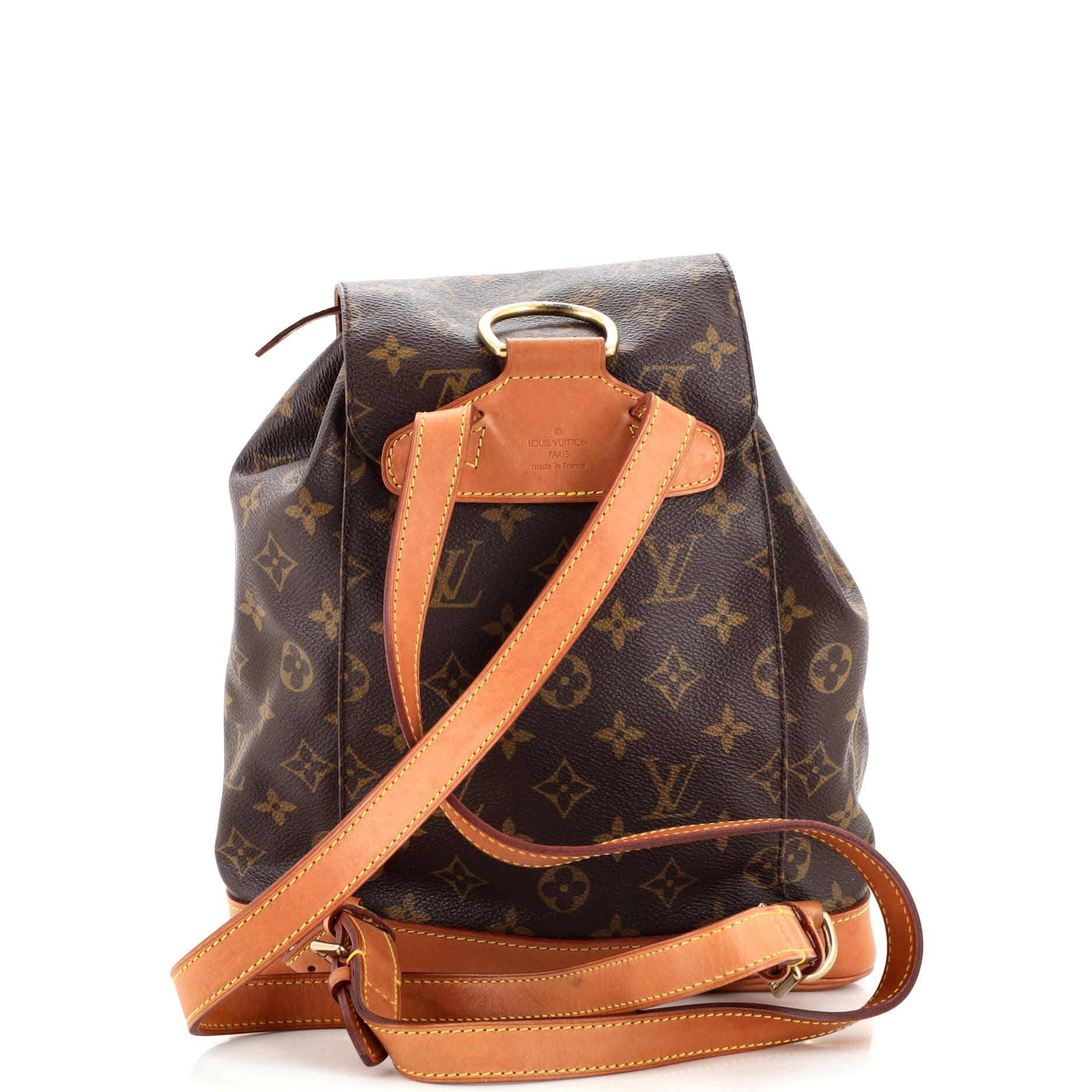 Louis Vuitton Vintage Montsouris Backpack Monogram Canvas MM In Good Condition In NY, NY