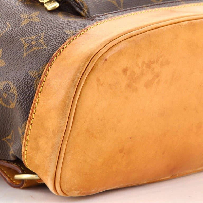 Louis Vuitton Vintage Montsouris Backpack Monogram Canvas MM at 1stDibs