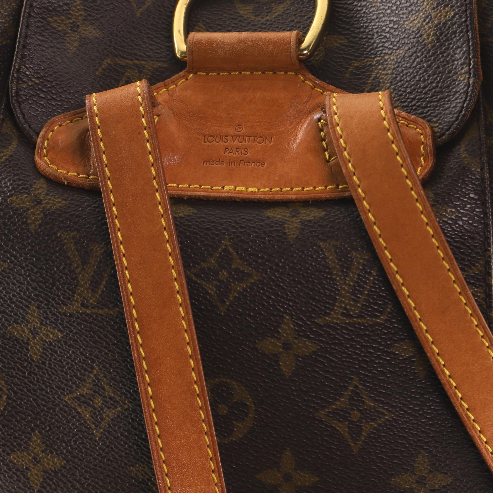 Louis Vuitton Vintage Montsouris Backpack Monogram Canvas MM In Good Condition In NY, NY