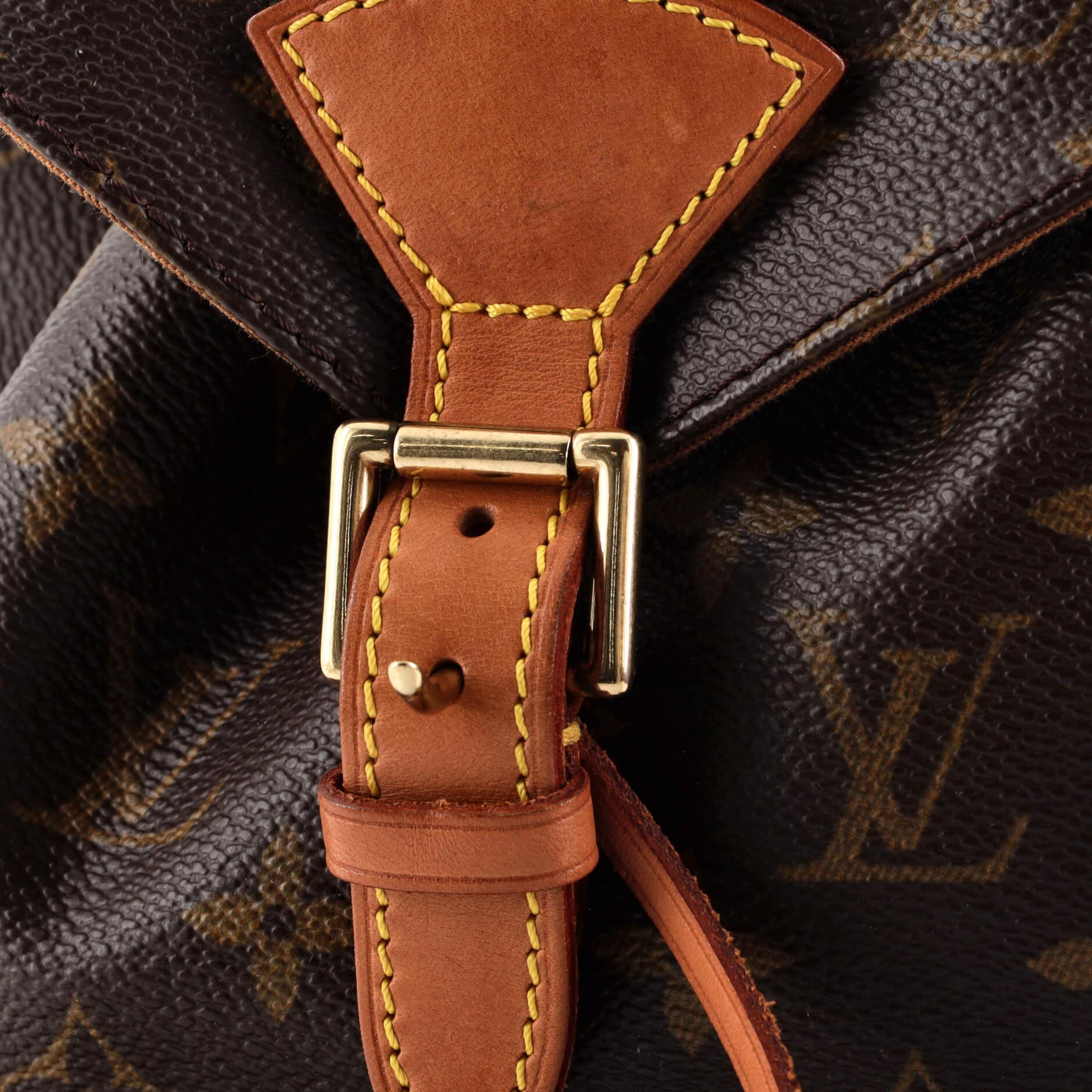 Louis Vuitton Vintage Montsouris Backpack Monogram Canvas MM 3