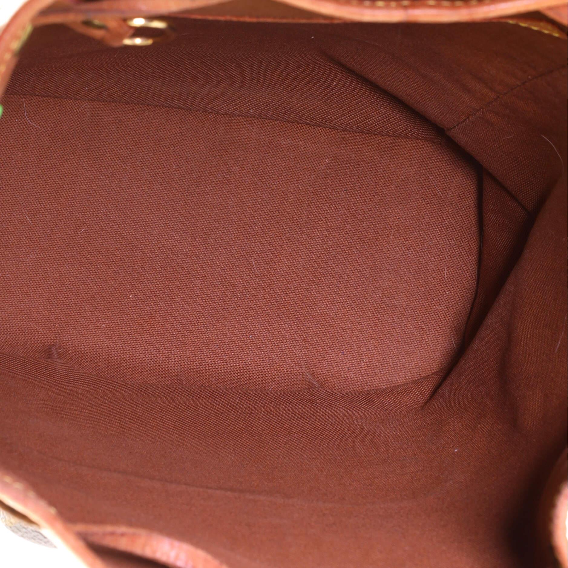 Louis Vuitton Vintage Montsouris Backpack Monogram Canvas MM 4