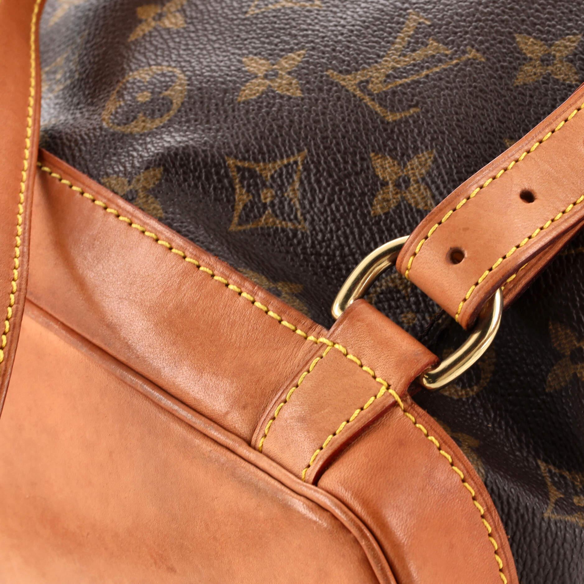 Louis Vuitton Vintage Montsouris Backpack Monogram Canvas MM 5