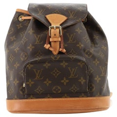 Louis Vuitton Vintage Montsouris Backpack Monogram Canvas MM