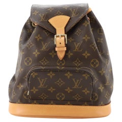 Louis Vuitton Vintage Montsouris Backpack Monogram Canvas MM