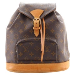 Louis Vuitton Vintage Montsouris Backpack Monogram Canvas MM